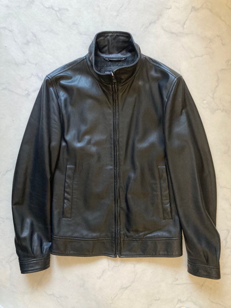 D&Gドルチェ＆ガッバーナ 黒レザーライダース プラダ好き