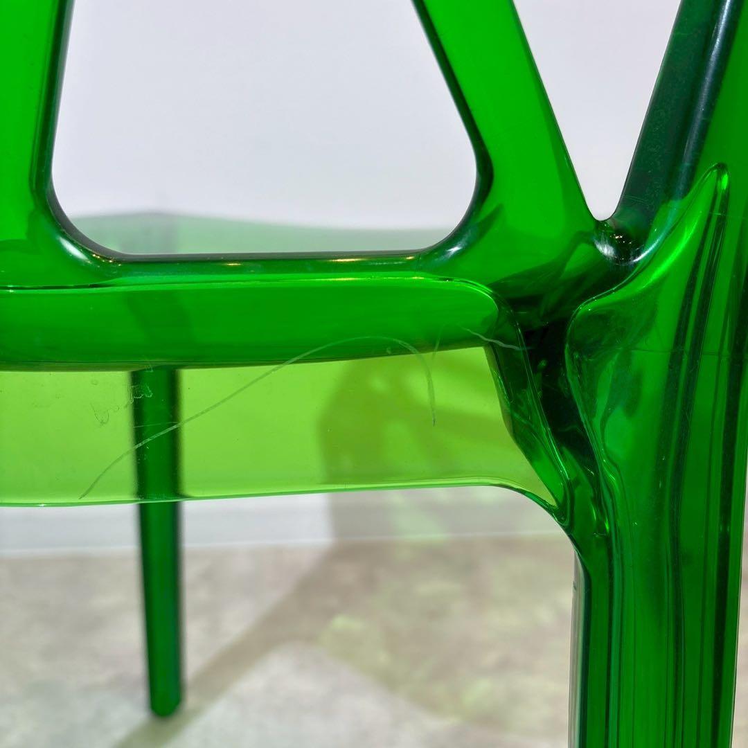 カリガリス　アルケミアチェア　ALCHEMIA クリアグリーン　グリーン