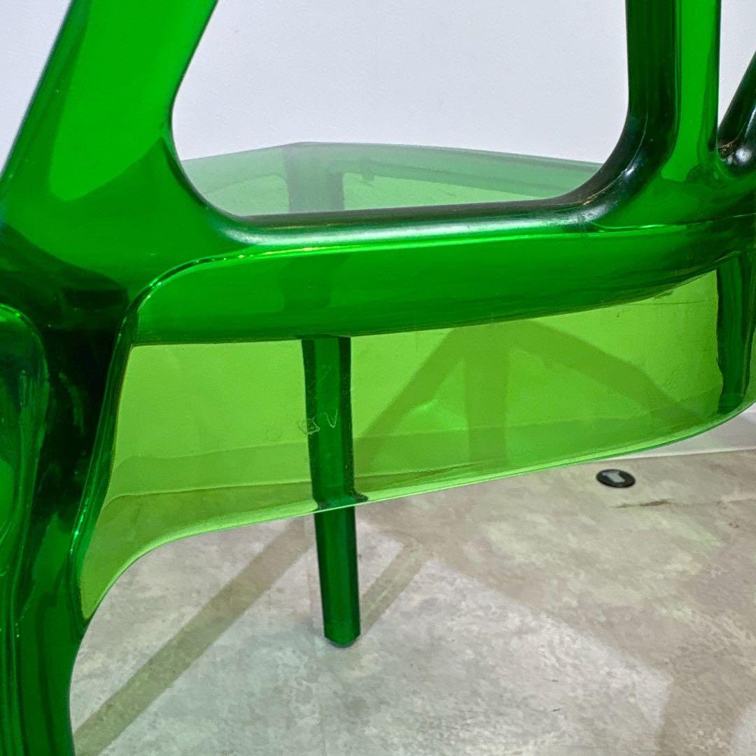 カリガリス　アルケミアチェア　ALCHEMIA クリアグリーン　グリーン