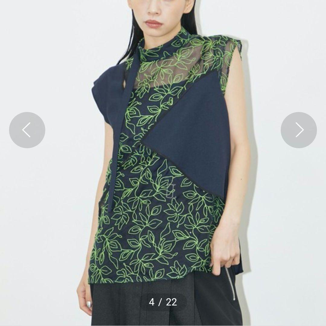 早い者勝ち！【美品】UNITED TOKYO スムースエンブロイダリートップス