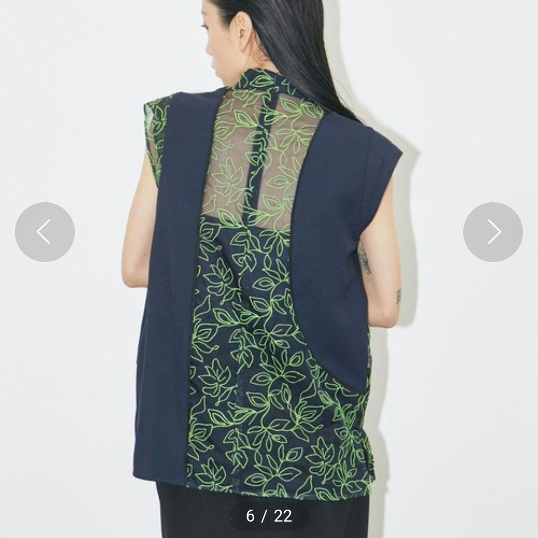 早い者勝ち！【美品】UNITED TOKYO スムースエンブロイダリートップス