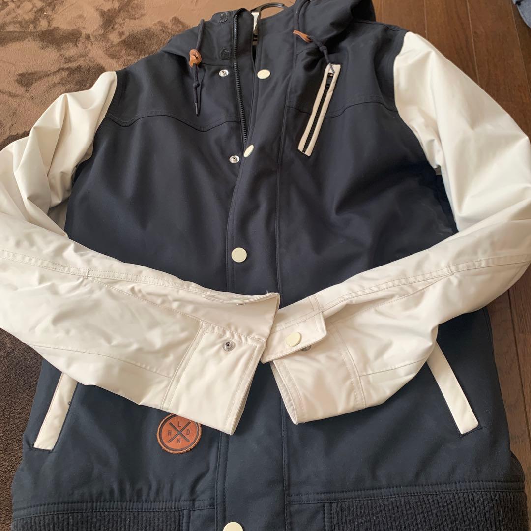 Holden スノーボードウェアセット S 黒/白