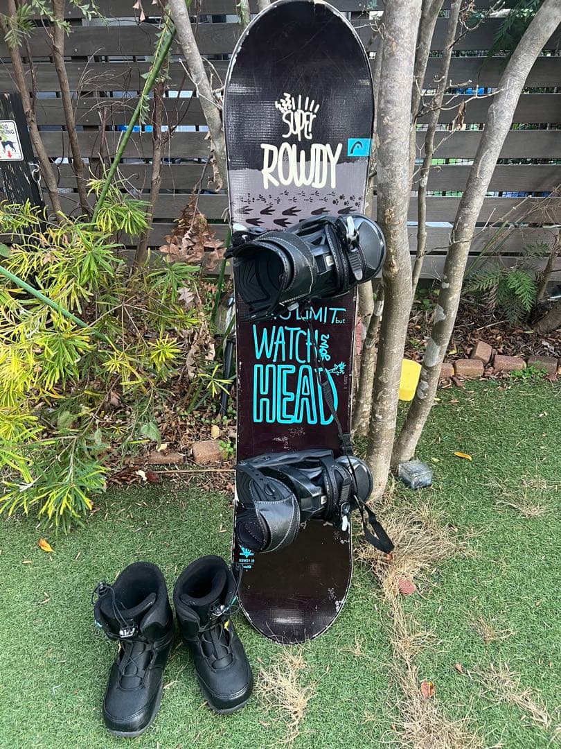 HEAD スノーボード バインディング、ブーツ付きキッズ