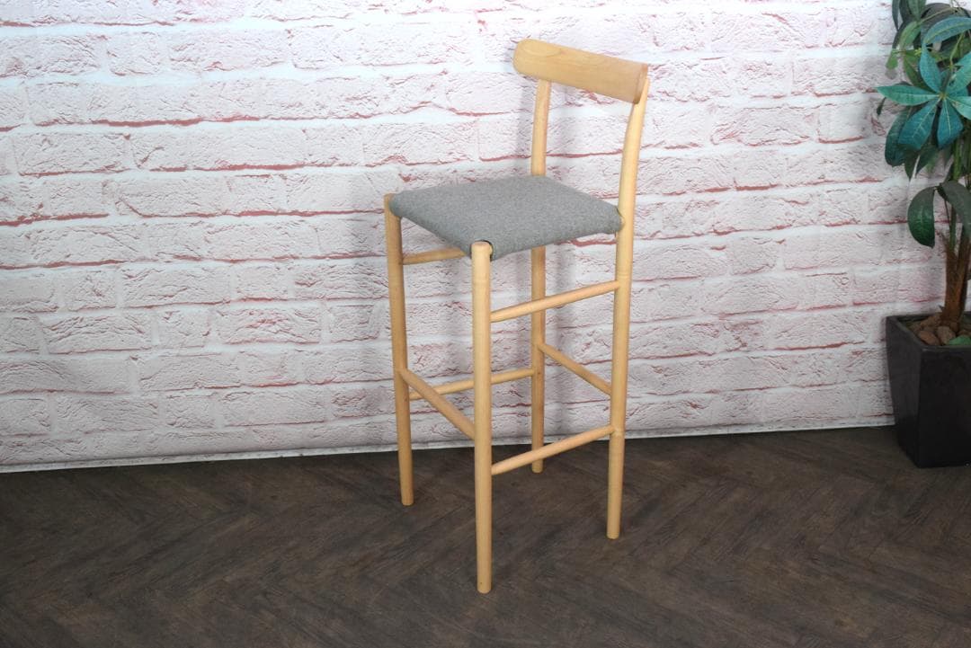 マルニコレクション Lightwood/ライトウッド バースツールHigh　D