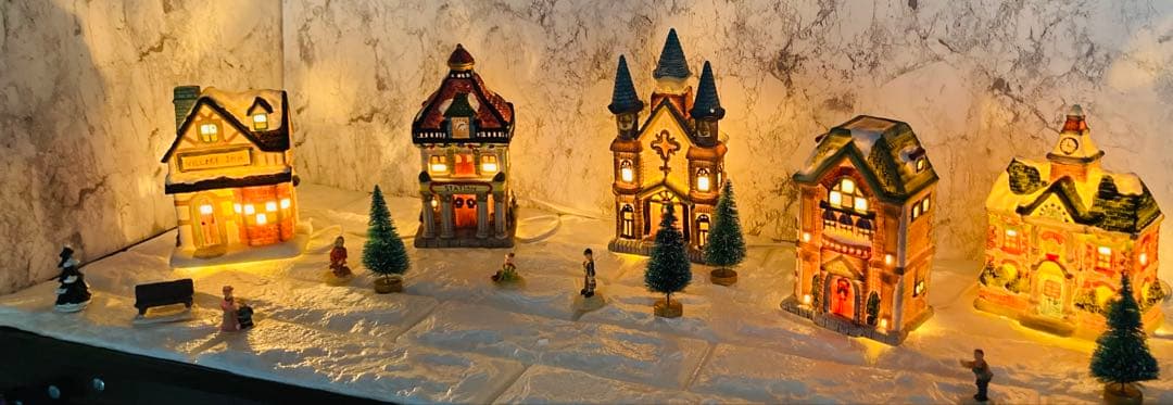 ☆ 美品！ デラックス イルミネーション ヴィレッジ ☆