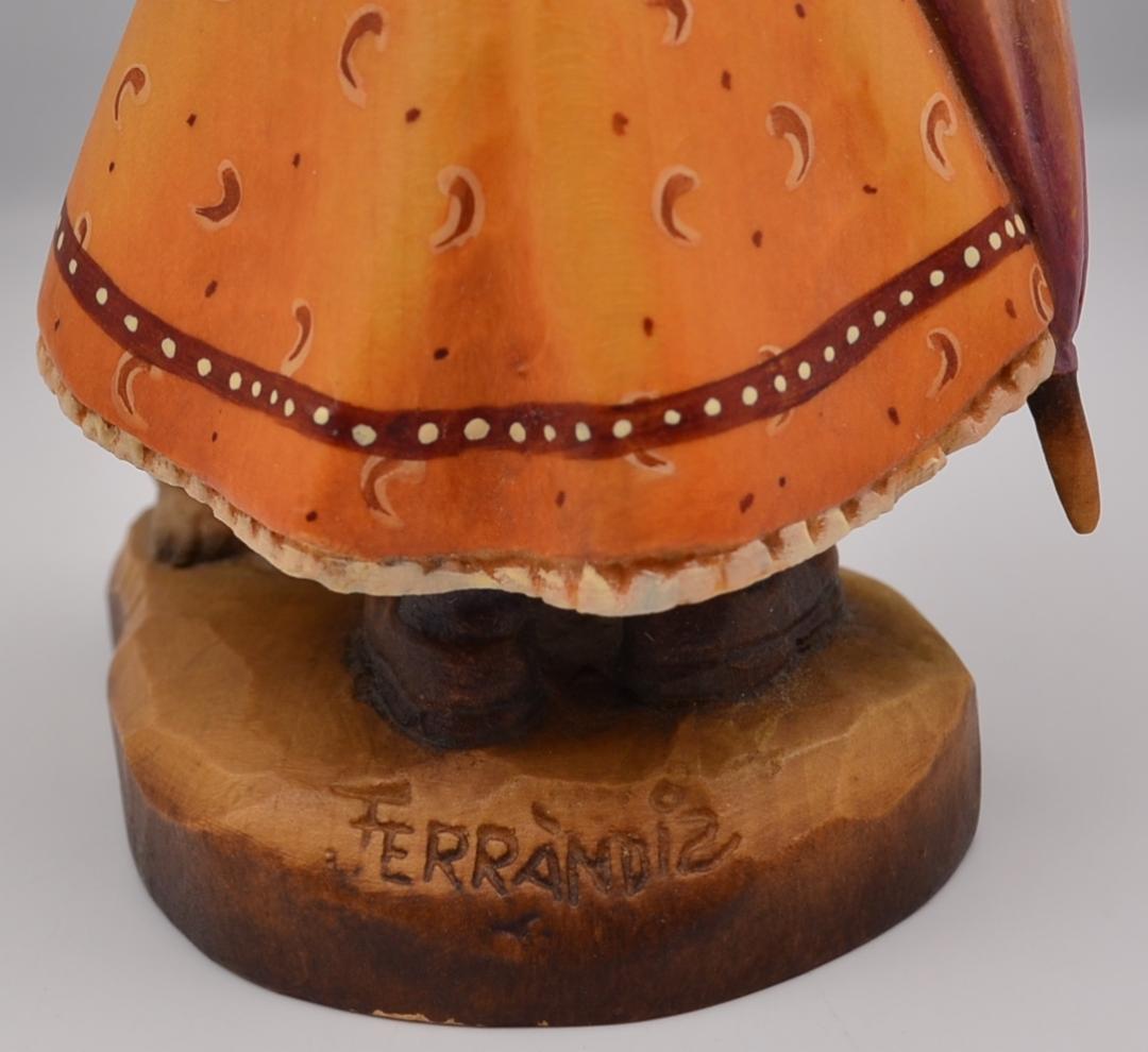 少女と仔犬　アンリ　ANRI　イタリア　高さ16ｃｍ　限定品　ご成約済み