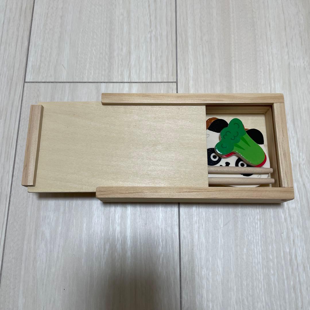 なかよしライブラリー　ころころ動物　もぐもぐボックス　木製知育玩具いろいろセット