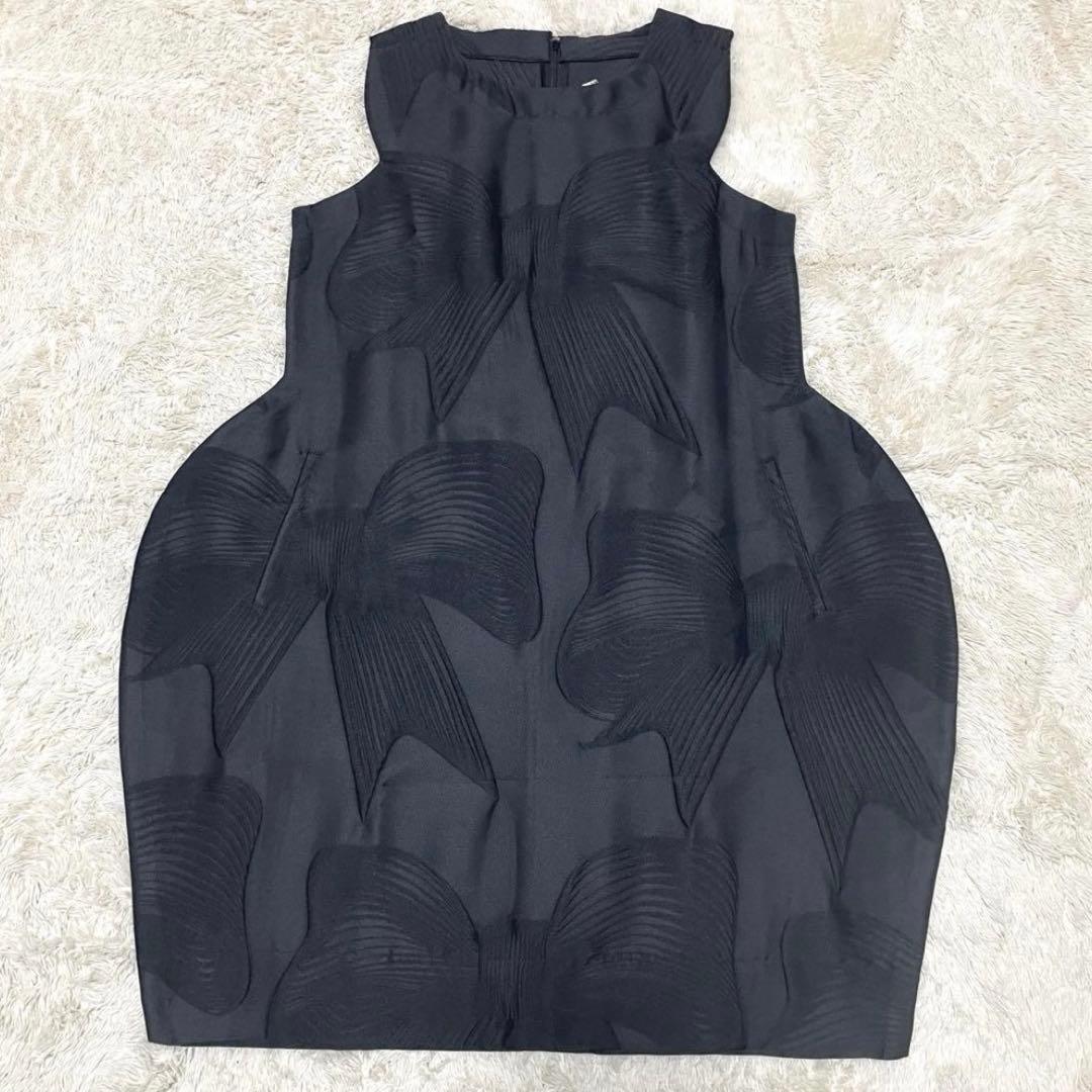 コムデギャルソン 22SS 定価12万 リボン柄 ワンピース