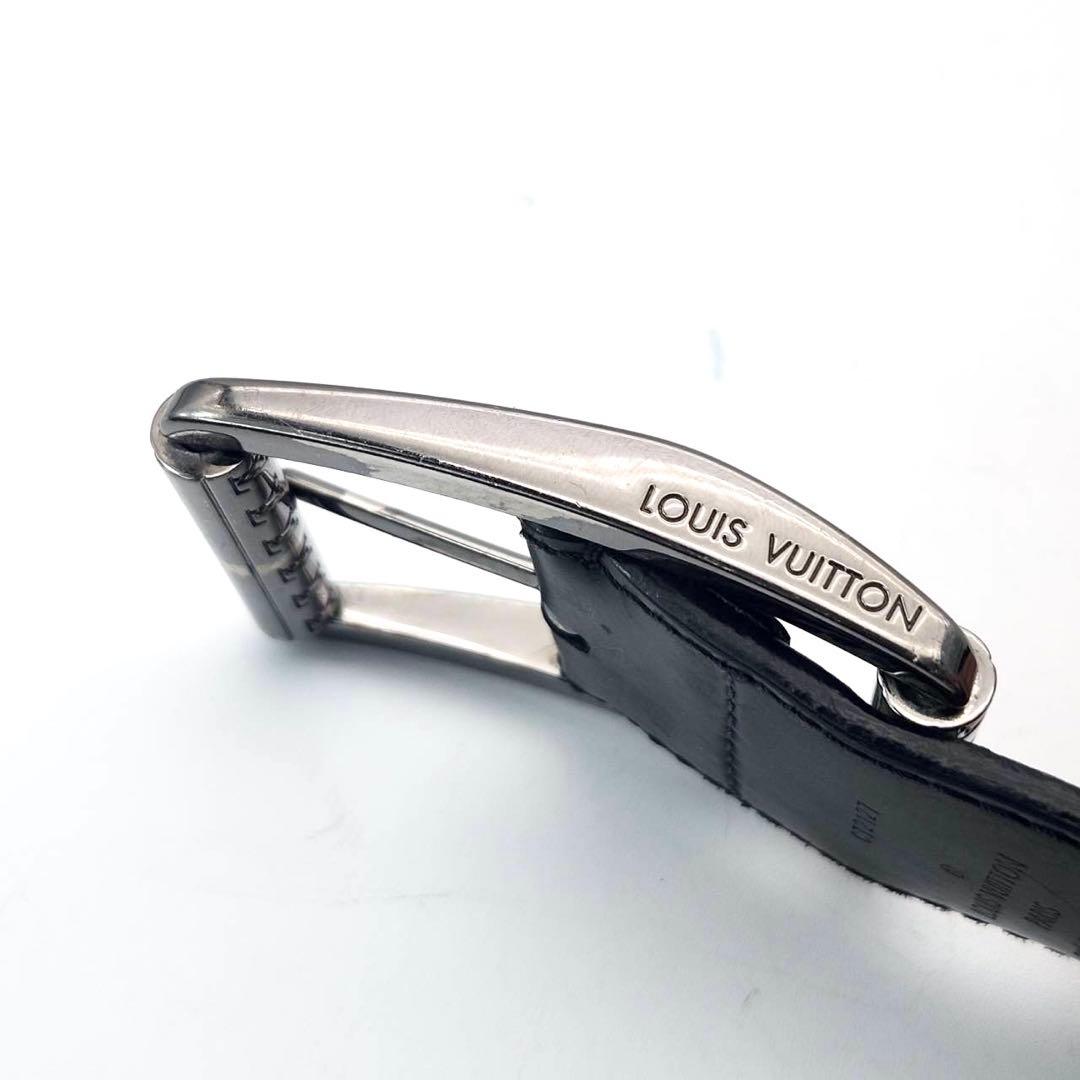 ヴィトン　サンチュール リヴェルソ　モノグラム　エクリプス　リバーシブル