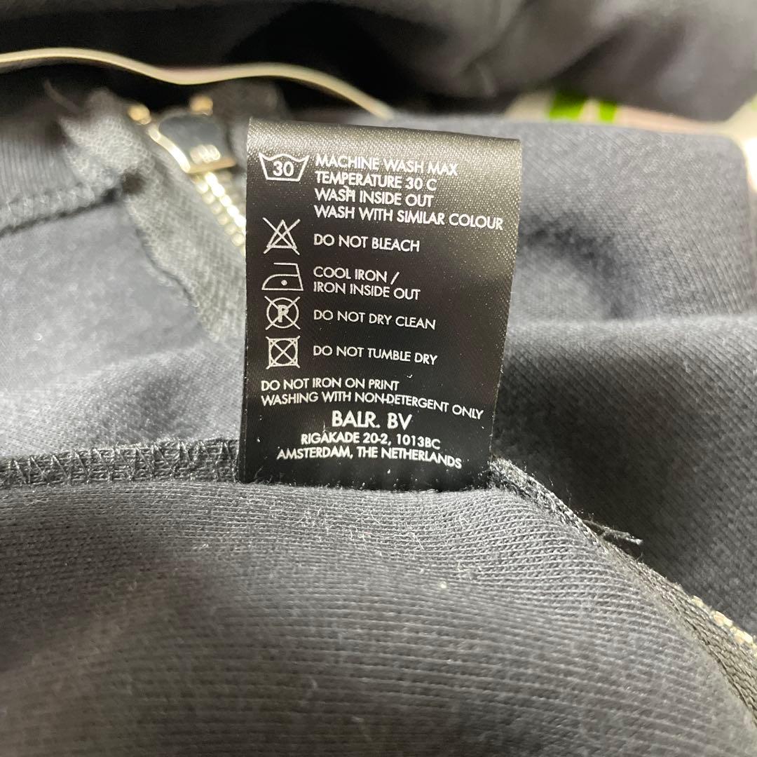 BALR. ボーラー サイドジップ スウェット プルオーバー パーカーサイズM