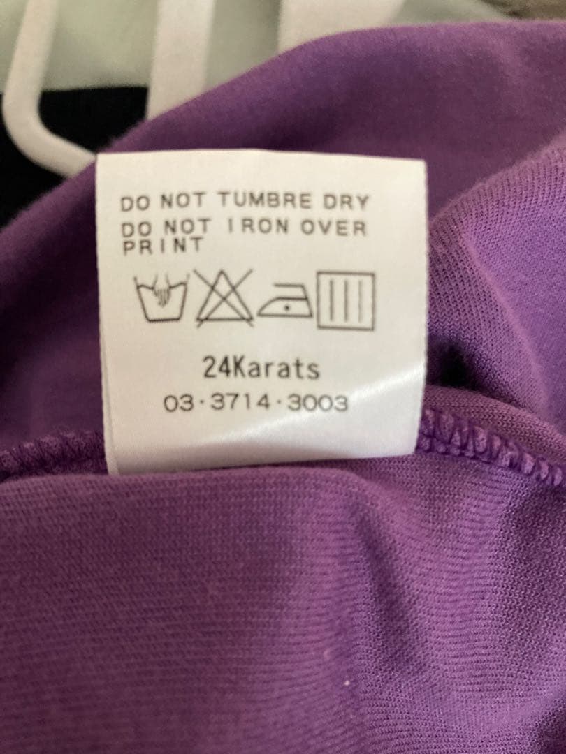 【24karats】セットアップジャージ　Mサイズ パープル