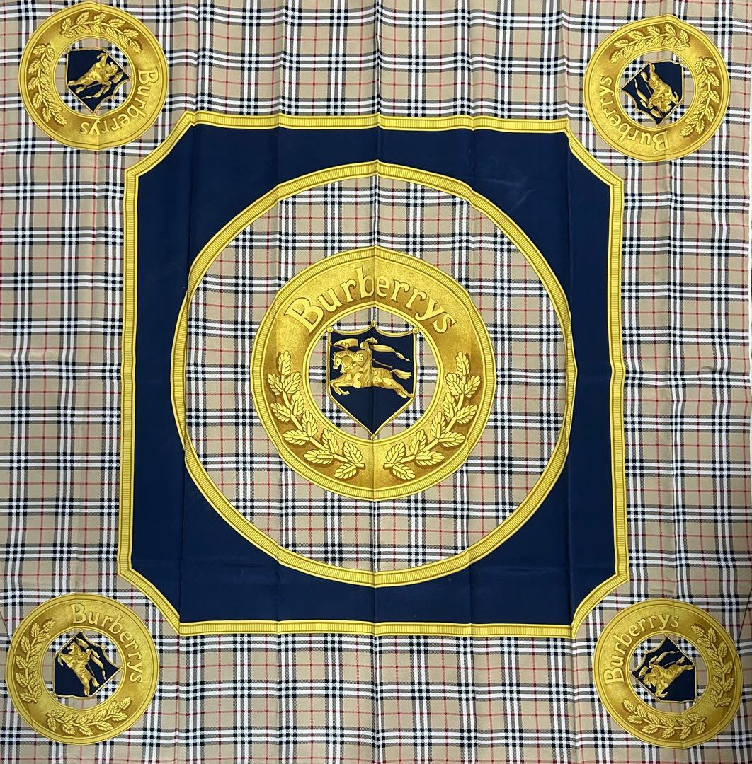 Burberrys バーバリー スカーフ 約85×88cm チェック柄