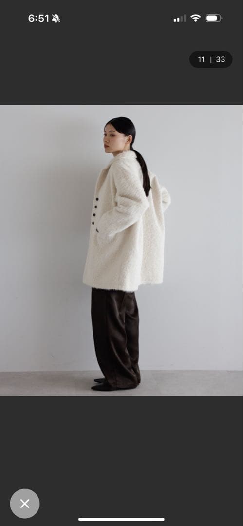 ENC shaggy jacket coat / シャギージャコット