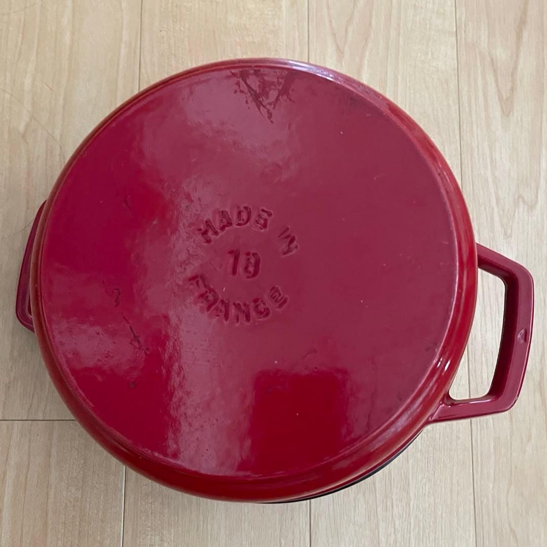 ストウブ鍋　ピコ・ココット　18cm 赤　チェリー