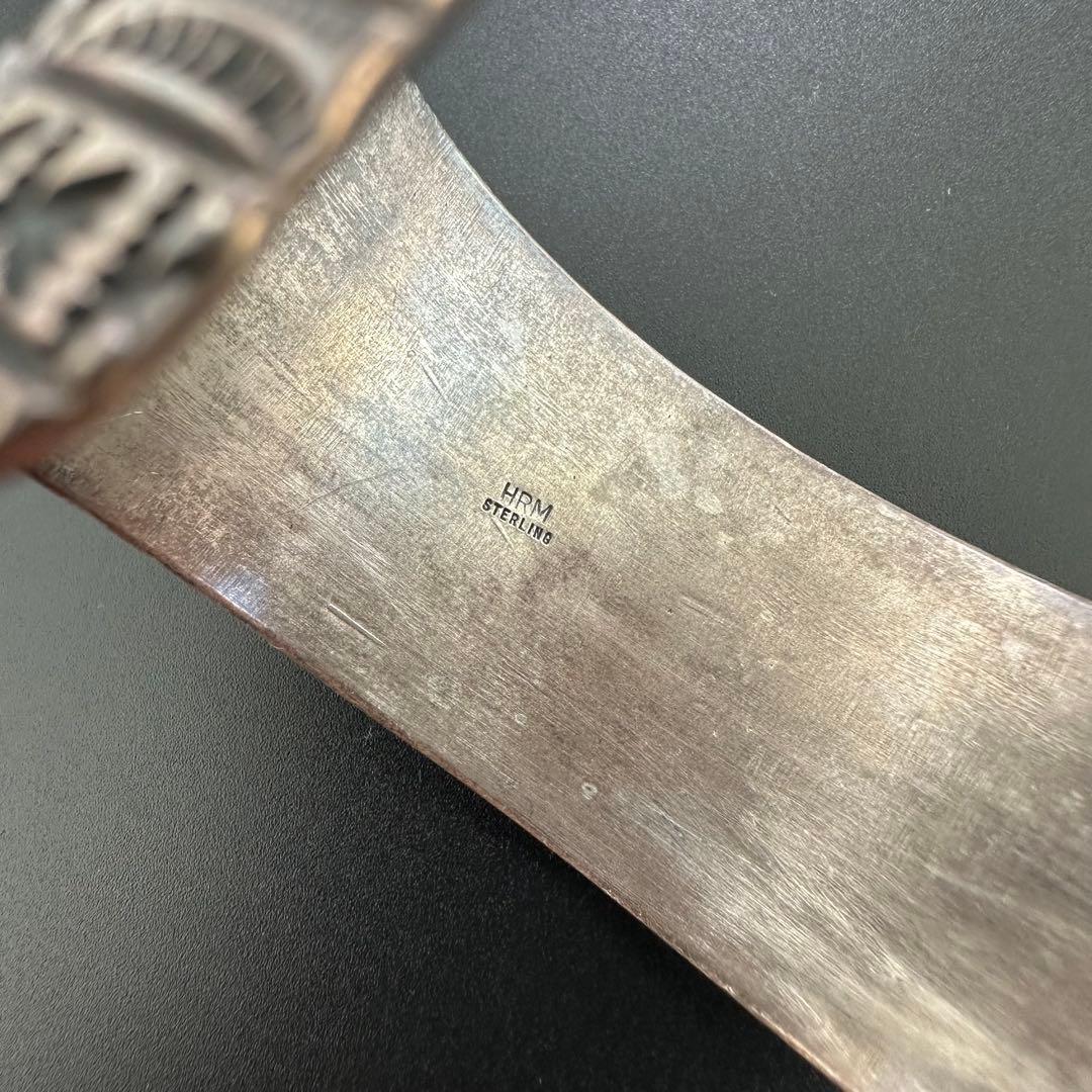 Navajo Henry Mariano スタンプワーク バングル