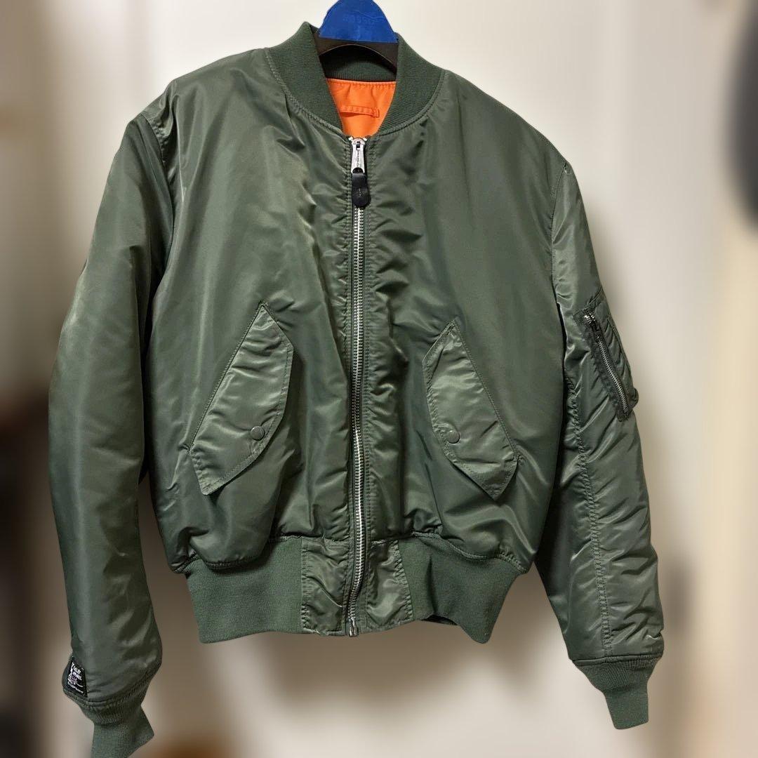 VALLEY APPAREL MA-1フライトジャケット オリーブグリーン