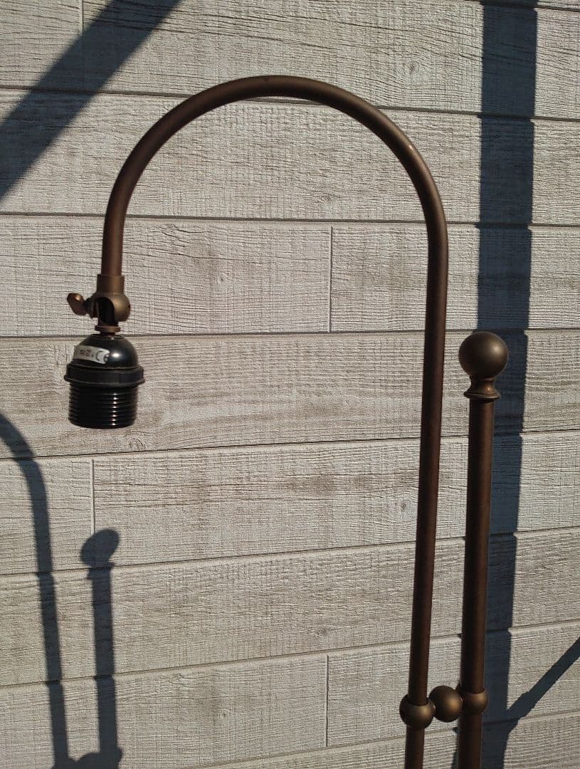 照明　フロアスタンド　アンティーク　真鍮