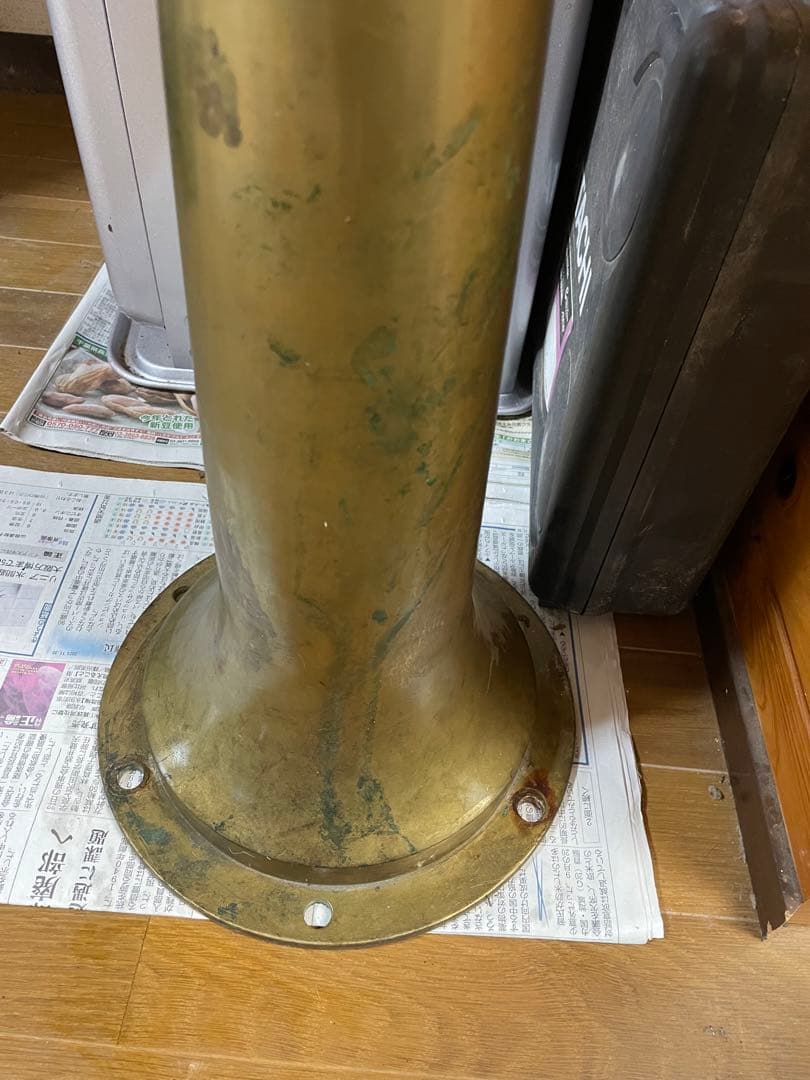 船舶用エンジンテレグラフ　船内信号機置物　インテリア　アンティーク　船　レトロ