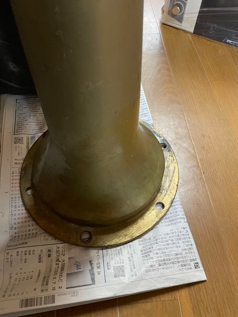 船舶用エンジンテレグラフ　船内信号機置物　インテリア　アンティーク　船　レトロ