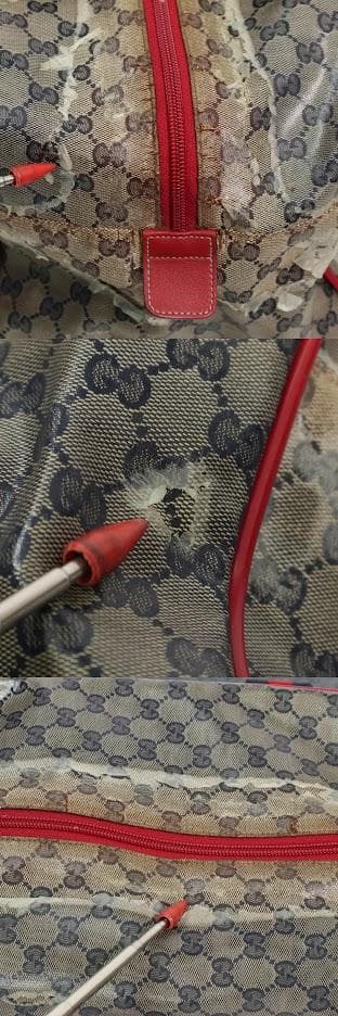 【希少】GUCCI グッチ トートバッグ ボストンバッグ　GG コーティング