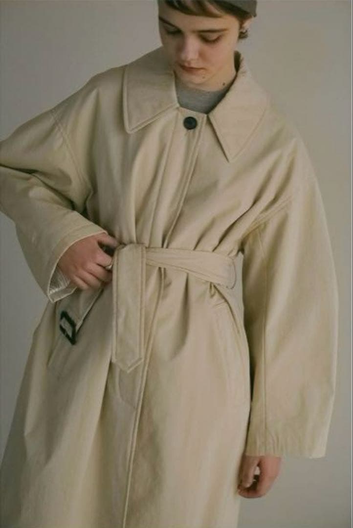 MANOF マノフBATTING LONG COAT中綿ステンカラーコート