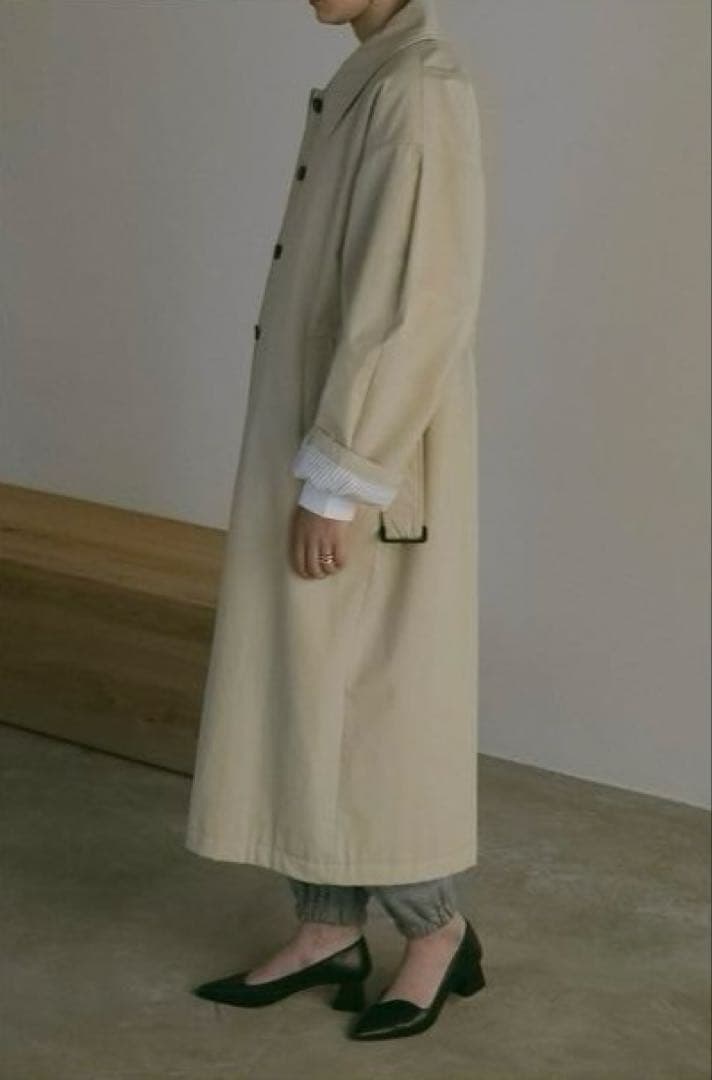 MANOF マノフBATTING LONG COAT中綿ステンカラーコート