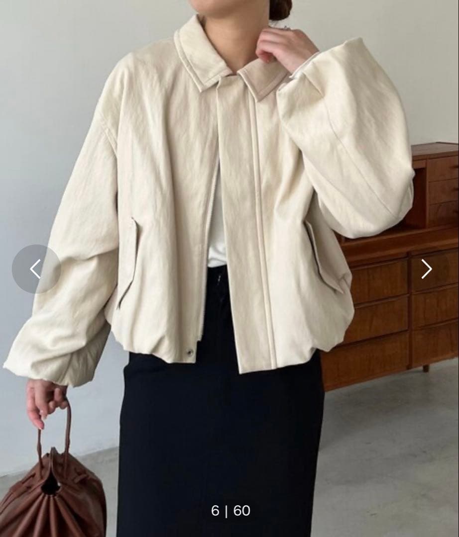 maho　新品未使用タグ付き　バルーンレザージャケット　36