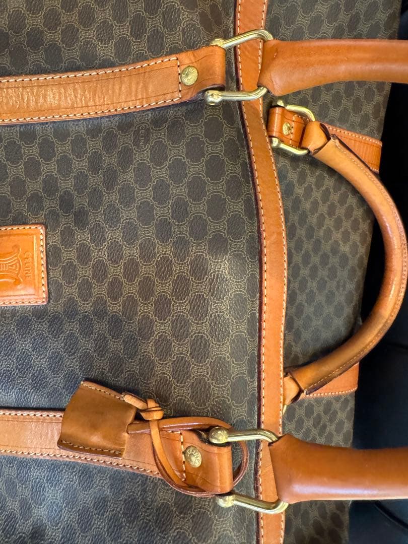 OLD CELINE セリーヌ マカダム柄 ボストン 旅行バッグ archive