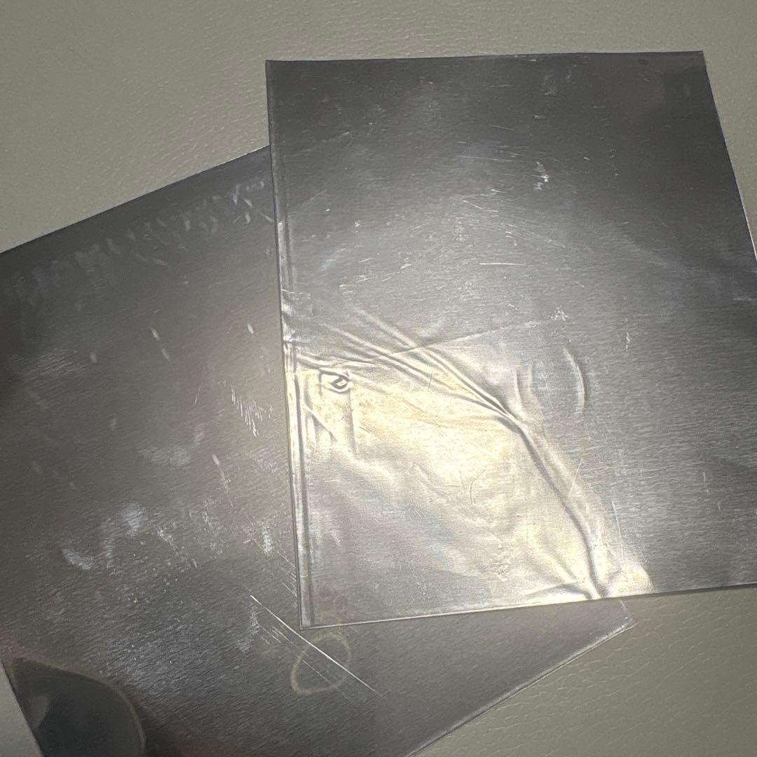 メタルエンボッシングピューターシート11.5×10cm計34枚