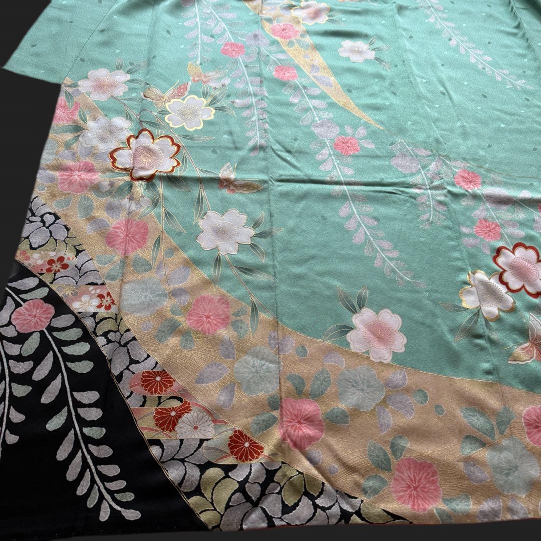 振袖フルセット　辻ヶ花　桜　正絹　❤︎可愛い❤︎　成人式