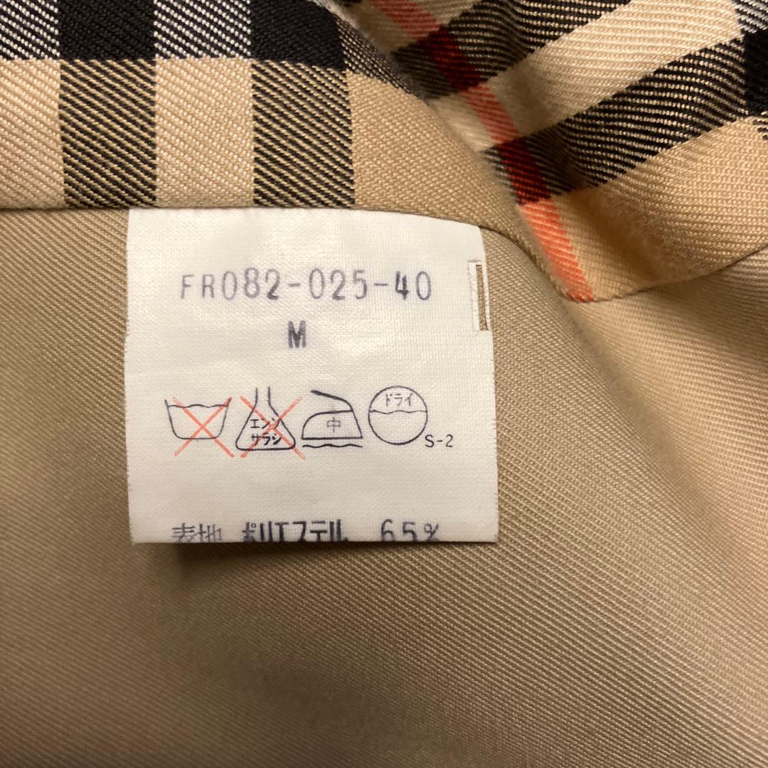 バーバリー　レディースベージュ トレンチコート ダブルブレスト　Mサイズ