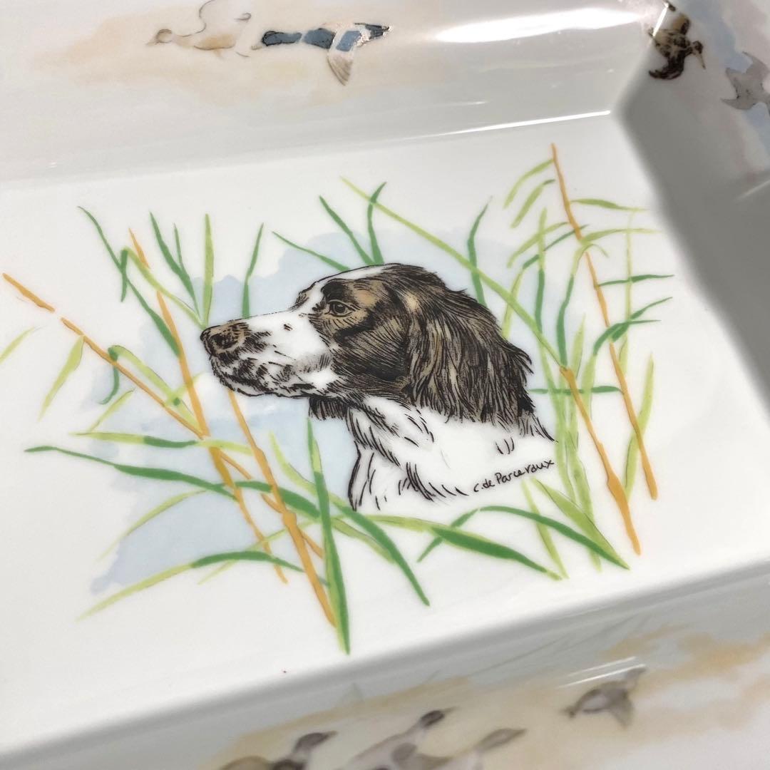 HERMES エルメス アッシュトレイ トレー プレート 犬 ドッグ