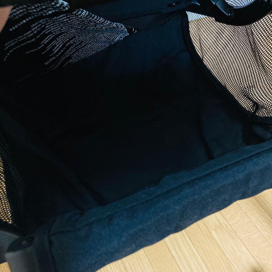 【良品】gbグッドベビー　ベビーカー　ポキット　サテンブラック