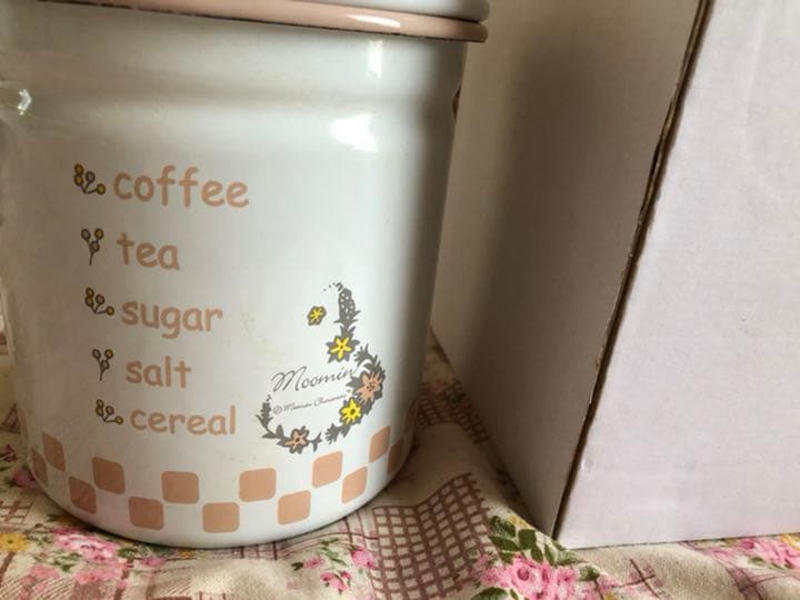 新品　ムーミン ミィ　ホーロー　キャニスター　北欧