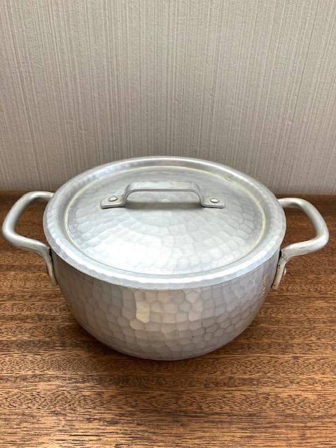 売約済 有次 アルミ 両手鍋