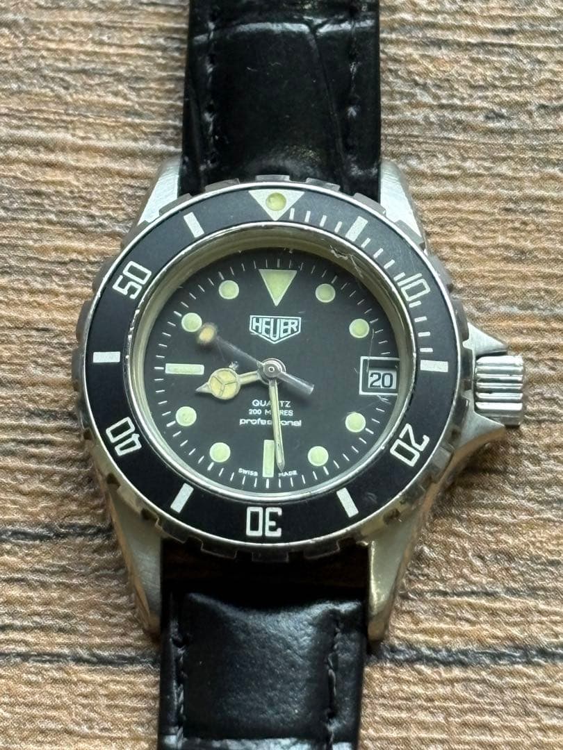 稼働 TAG HEUER HEUER 980.008.1 プロフェッショナル