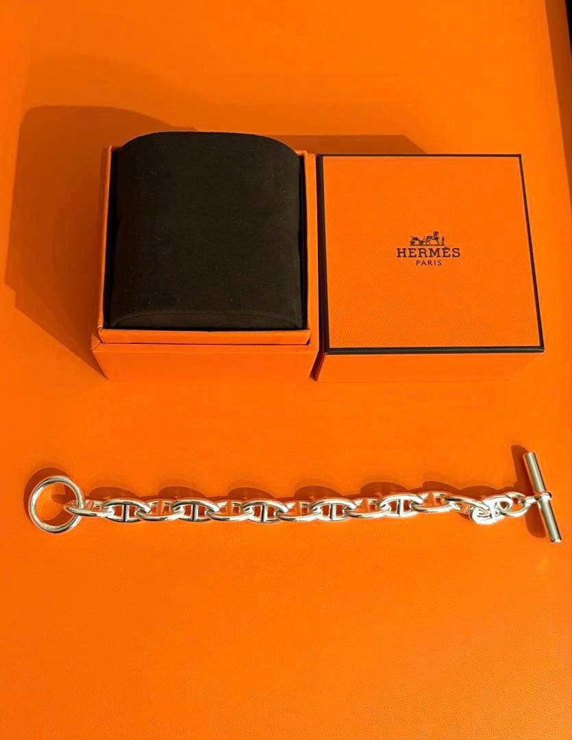 新品 エルメス HERMES シェーヌダンクル GM 13コマ ブレスレット