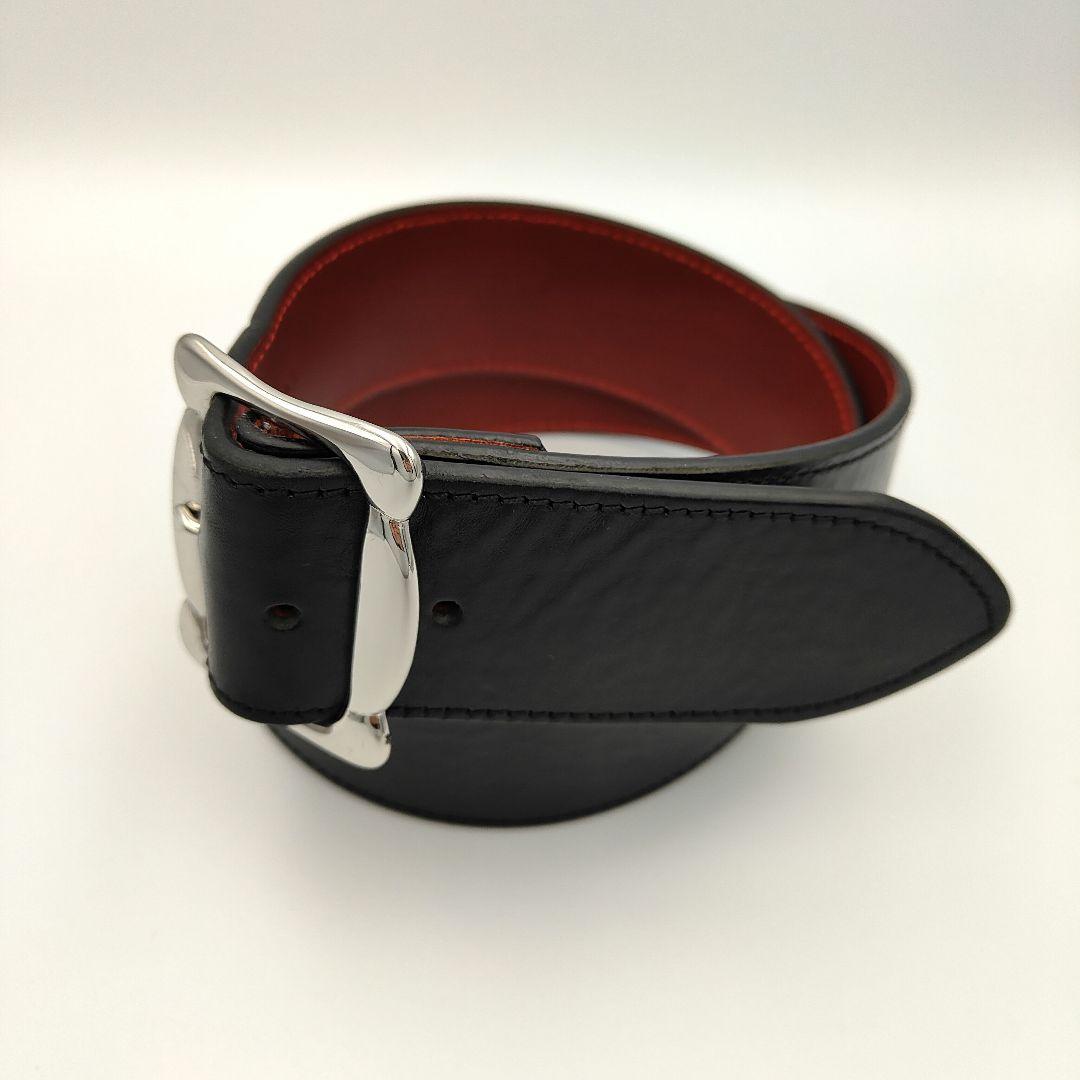 美品✨ルイスレザー AVIAKIT 本革ベルト M ブラック 全長100cm