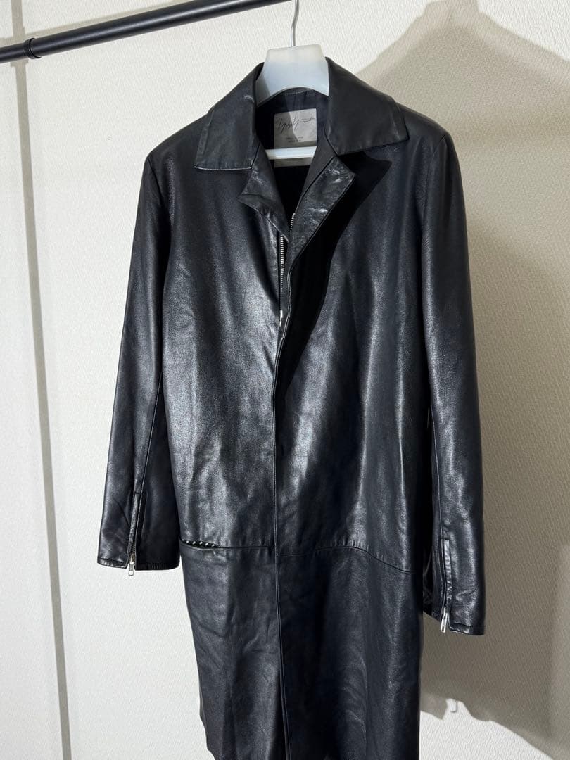 ヨウジヤマモト 03aw ライダースレザーコート 1