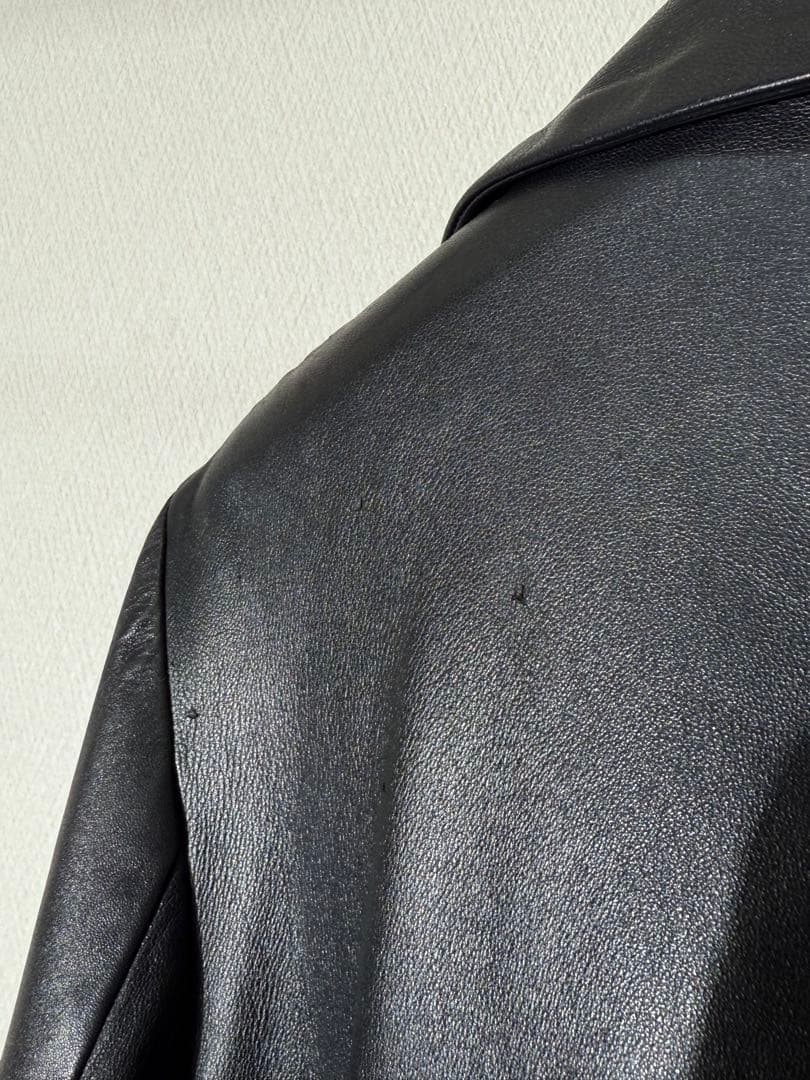 ヨウジヤマモト 03aw ライダースレザーコート 1