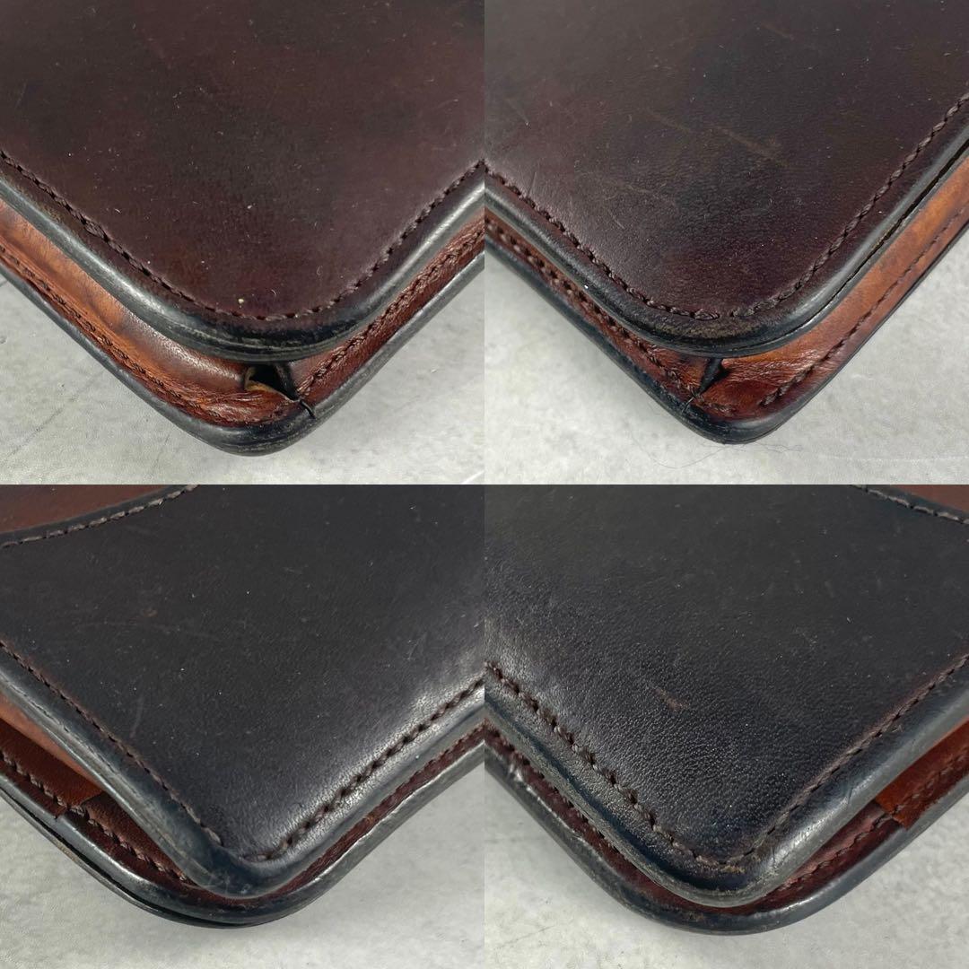 入手困難✨ ワイルドスワンズ ケース 財布 バイカラー ブラウン系 レザー