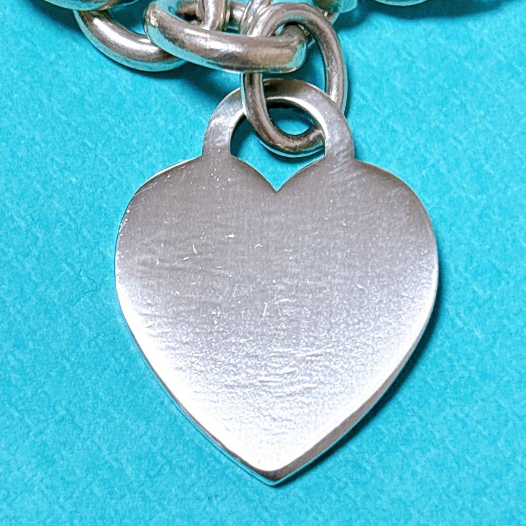 【美品】19.7cm ティファニー ハートタグ ブレスレット シルバー925