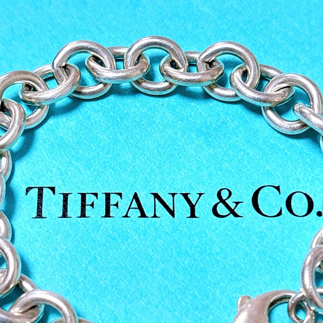 【美品】19.7cm ティファニー ハートタグ ブレスレット シルバー925