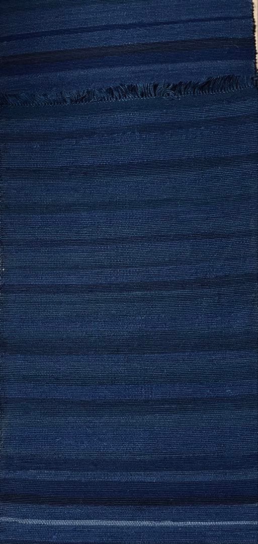 古布　木綿　藍染め　裂織り物