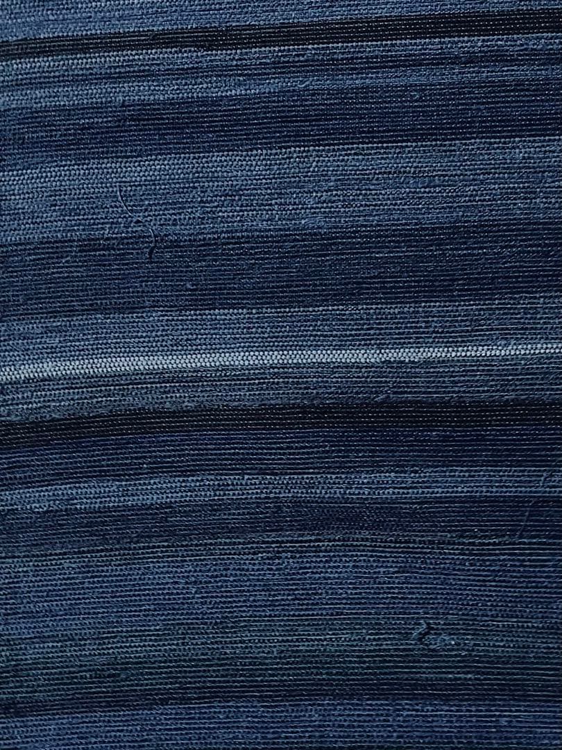 古布　木綿　藍染め　裂織り物