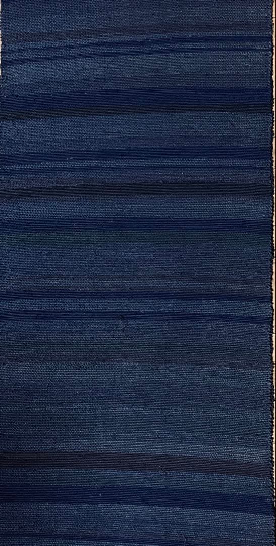 古布　木綿　藍染め　裂織り物