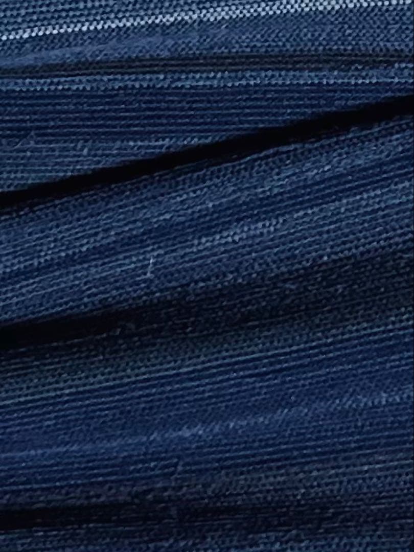 古布　木綿　藍染め　裂織り物