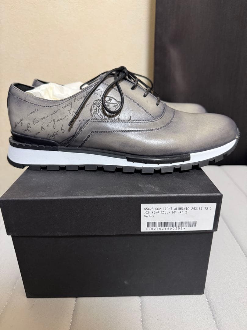 【新品未使用】 Berluti レザーシューズ　スニーカー　ファストトラック