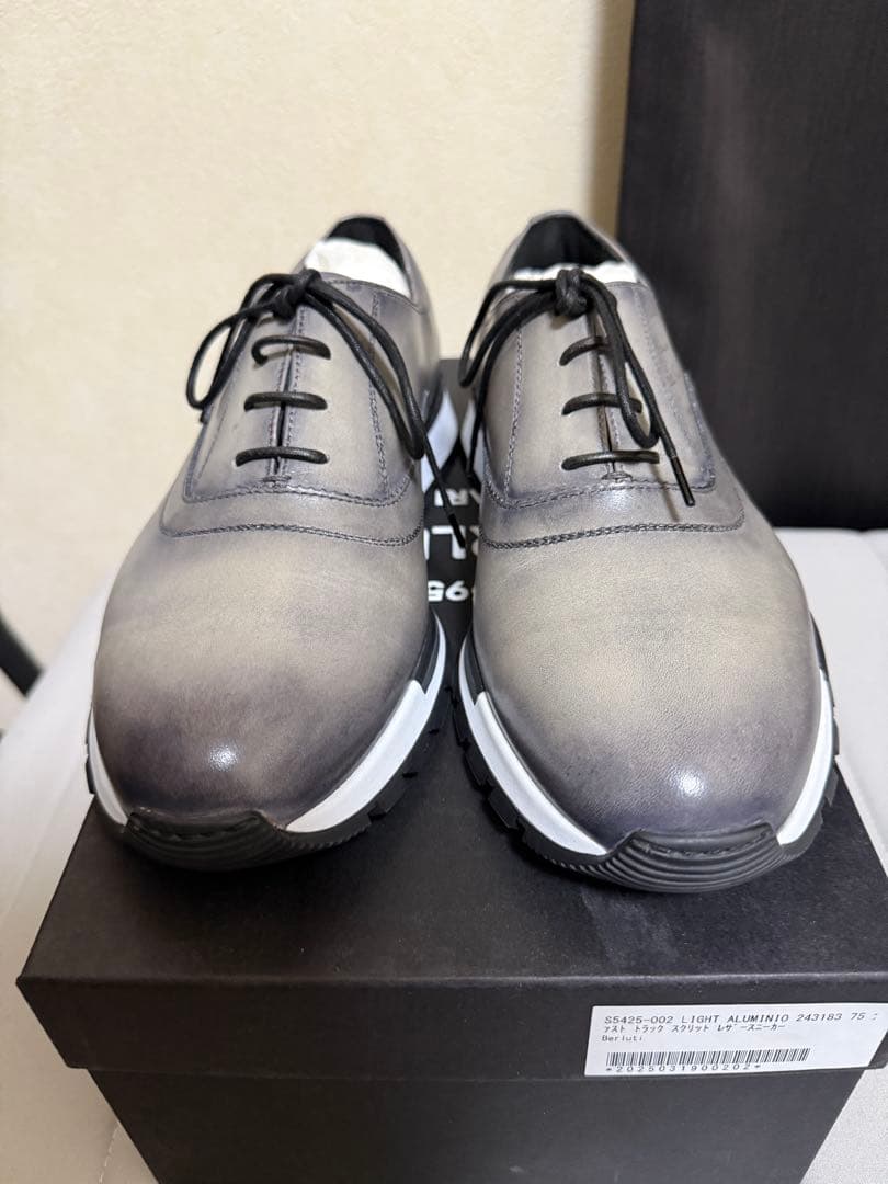 【新品未使用】 Berluti レザーシューズ　スニーカー　ファストトラック