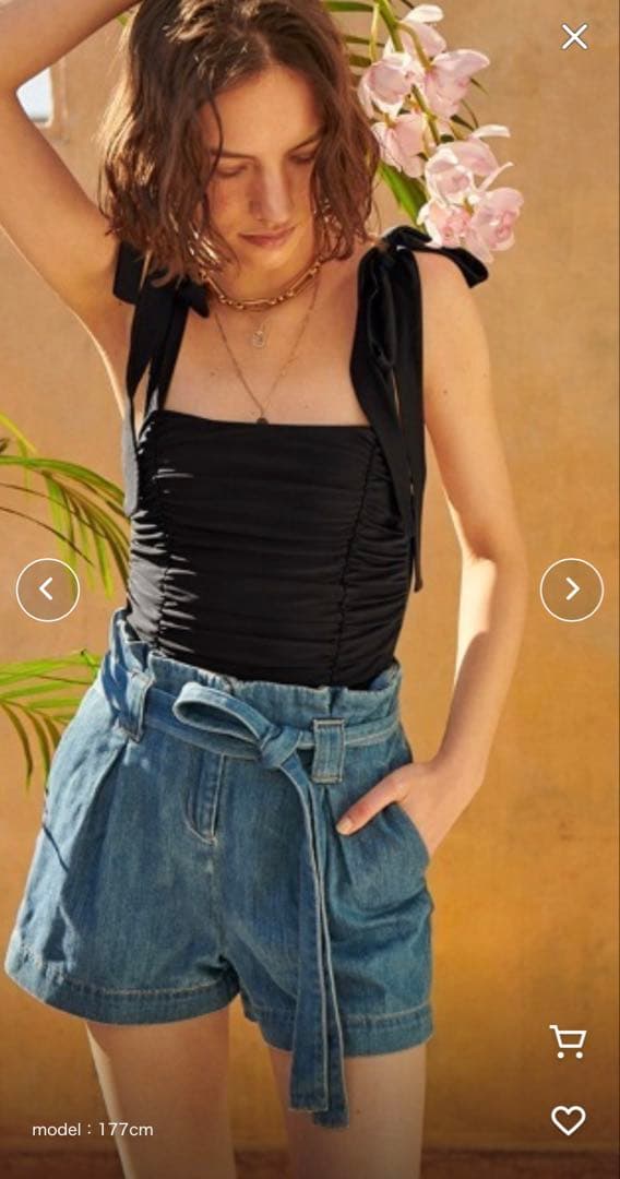 【新品未使用】リボンワンピーススイムウェア　エステラケー